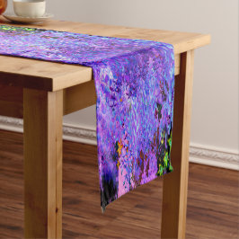 Caminho De Mesa Pequeno Paisagem de Black e Crimson Lily Garden