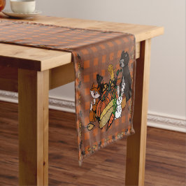 Caminho De Mesa Pequeno Pano de mesa xadrez de outono de figdewdrop