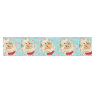 Caminho De Mesa Pequeno Papai noel com Peppermints
