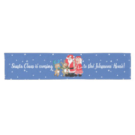 Caminho De Mesa Pequeno Papai Noel de Natal Personalizar Isqueiro 14 x 72