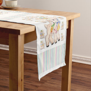 Caminho De Mesa Pequeno Páscoa do corredor do Tablecloth