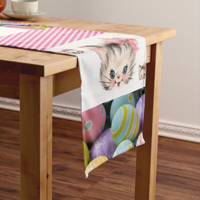 Caminho De Mesa Pequeno Páscoa do Runner de Tablecloth (No Local)