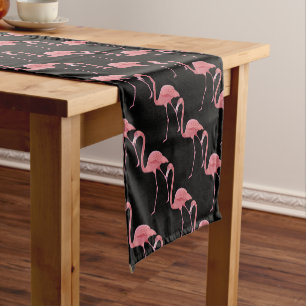 Caminho De Mesa Pequeno Pássaro cor-de-rosa Corredor-Tropical do flamingo