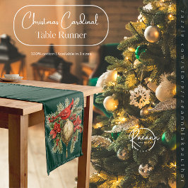 Caminho De Mesa Pequeno Passeio de Mesa Cardinal Natalino