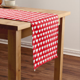 Caminho De Mesa Pequeno Passeio de Mesa Corações de São Valentim