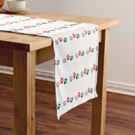 Caminho De Mesa Pequeno Patas de Natal