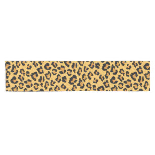 Caminho De Mesa Pequeno Pele da falsificação do impressão do leopardo e