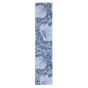 Caminho De Mesa Pequeno Pimpernel Blue Monotone, William Morris