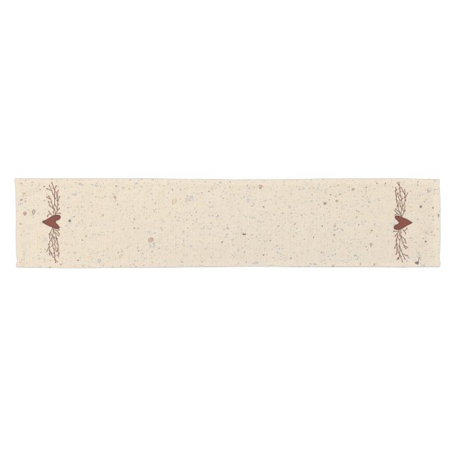 Caminho De Mesa Pequeno Pip Berry Heart Mesa Runner (Horizontal)