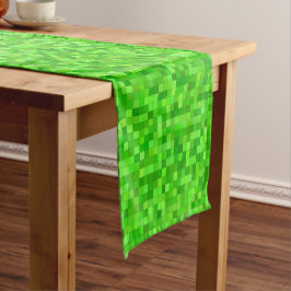 Caminho De Mesa Pequeno Pixels Verdes Mesa Runner