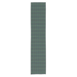 Caminho De Mesa Pequeno Plaid Green Blue Tartan Traditional Style