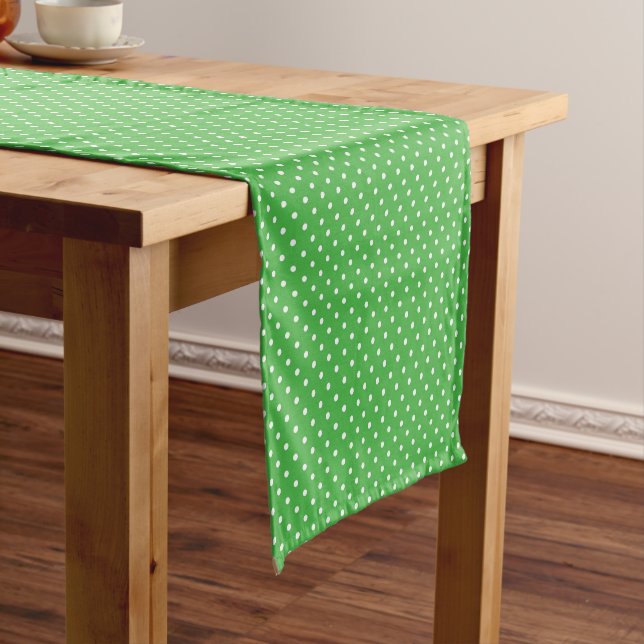 Caminho De Mesa Pequeno Polka Dots Table Runner (No Local)