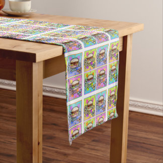 Caminho De Mesa Pequeno POP ART BURGER (Hamburger)