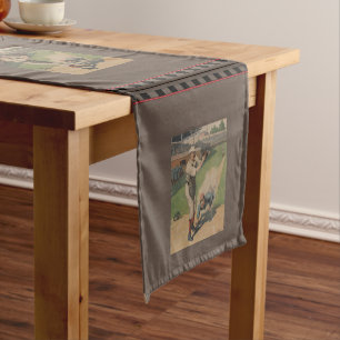 Caminho De Mesa Pequeno Poster de Mesa de beisebol