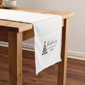 Caminho De Mesa Pequeno Presente de Natal Personalizado Camiseta Moderna P