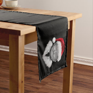 Caminho De Mesa Pequeno Presente do chapéu engraçado de Natal de Donald Tr