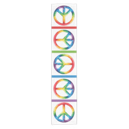 Caminho De Mesa Pequeno Pride Rainbow - Sinal de Paz