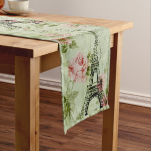 Caminho De Mesa Pequeno primavera mint cor-de-rosa, cor-de-rosa, queijo em