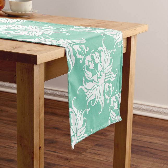 Caminho De Mesa Pequeno Qualquer Cor damasco de cores personalizada (No Local)