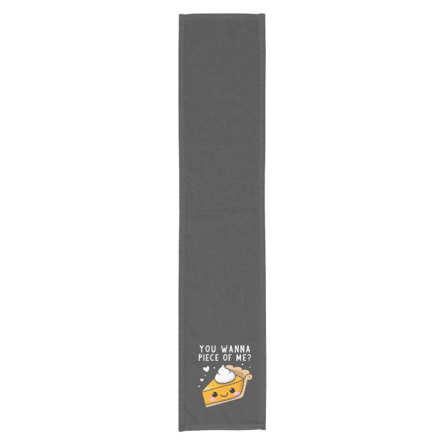 Caminho De Mesa Pequeno Quer Uma Peça De Ação De Graças? (Frente)
