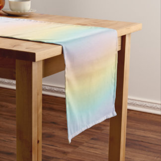 Caminho De Mesa Pequeno Rainbow Colorful Mesa Runner
