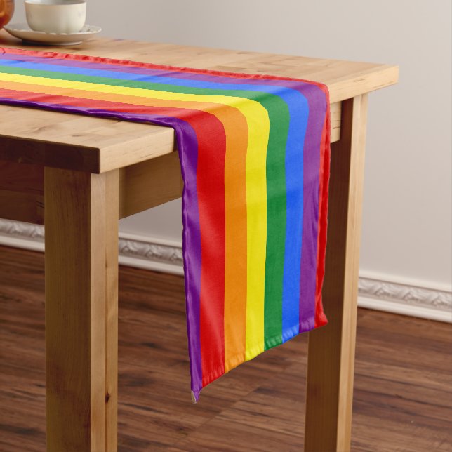 Caminho De Mesa Pequeno Rainbow Pride (No Local)