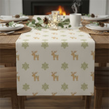Reindeer Christmas Table Runner Holiday