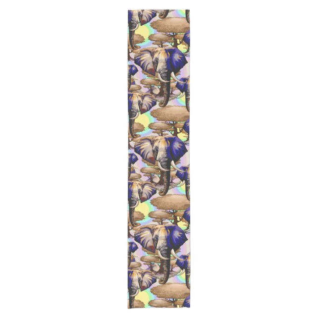 Caminho De Mesa Pequeno Retrato Surreal do Elefante Africano (Frente)