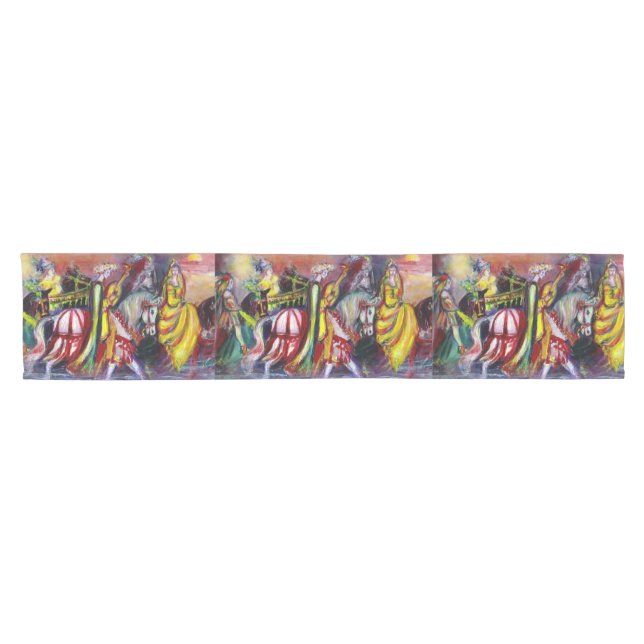 CAMINHO DE MESA PEQUENO RIDERS NA NOITE (Horizontal)