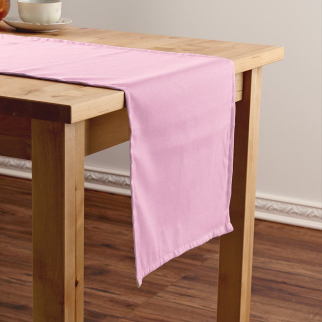 Caminho De Mesa Pequeno Rosa Bebê (No Local)