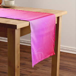Caminho De Mesa Pequeno Rosa quente