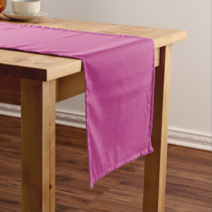 Caminho De Mesa Pequeno Rosa Violet Solid Color Impressão, cor-de-rosa-esc