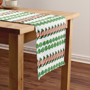 Caminho De Mesa Pequeno Rua de Tablecloth Runner. Dia de Patrick