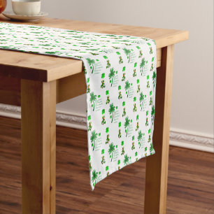 Caminho De Mesa Pequeno Rua de Tablecloth Runner. Dia de Patrick