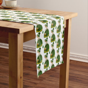 Caminho De Mesa Pequeno Rua de Tablecloth Runner. Dia de Patrick