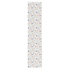 Caminho De Mesa Pequeno Runner de Mesa Botânica de Styl de Aquarela Floral