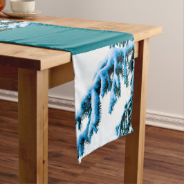 Caminho De Mesa Pequeno Runner de Mesa de tosse de neve