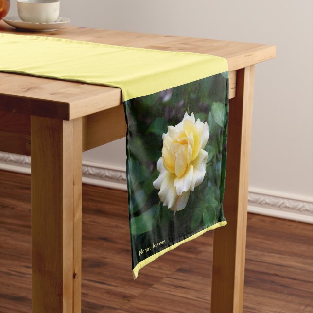 Caminho De Mesa Pequeno Runner de Mesa Rosa Amarelo (No Local)