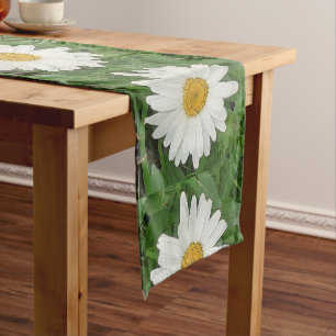 Caminho De Mesa Pequeno Runner de Mesas White Daisies