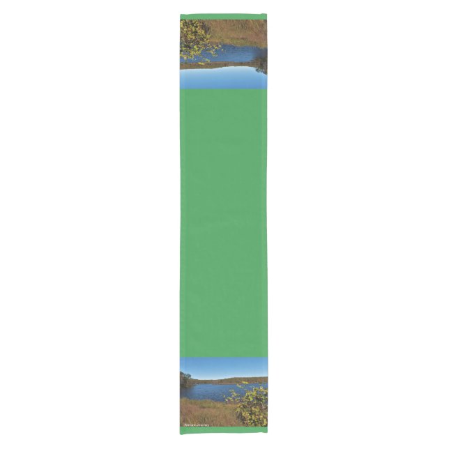 Caminho De Mesa Pequeno Runner Mesa Blue Lake (Frente)