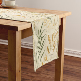 Caminho De Mesa Pequeno Runner Rustic Wheat Field Mesa
