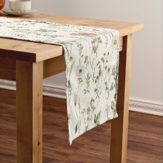 Caminho De Mesa Pequeno Rustic Wildflower Meadow Mesa Runner