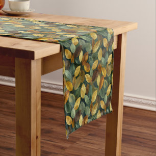 Caminho De Mesa Pequeno Sage autóctone Folhas de castanho-alaranjado