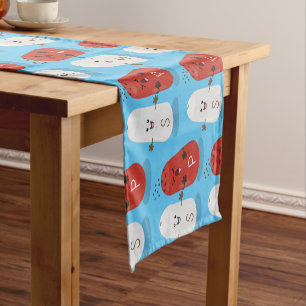 Caminho De Mesa Pequeno Sal kawaii e cartografia dos pimentões