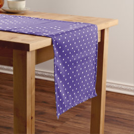 Caminho De Mesa Pequeno Seamless  medium purple polka dot pattern