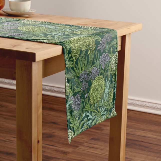 Caminho De Mesa Pequeno Seamless William Morris style floral pattern (No Local)