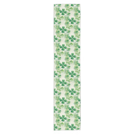 Caminho De Mesa Pequeno Shamrock Verde Quatro Dia de São Patrício De Vestu