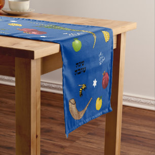 Caminho De Mesa Pequeno Shanah Tovah Holiday Mesa Runner