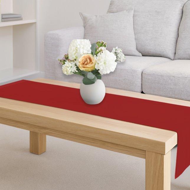 Caminho De Mesa Pequeno Simples Natal Vermelho Russo (Criador carregado)