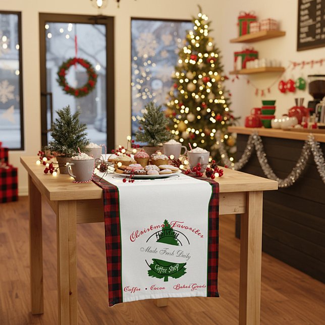 Caminho De Mesa Pequeno Sinal de compro de café Feriado - mesa curta (Criador carregado)